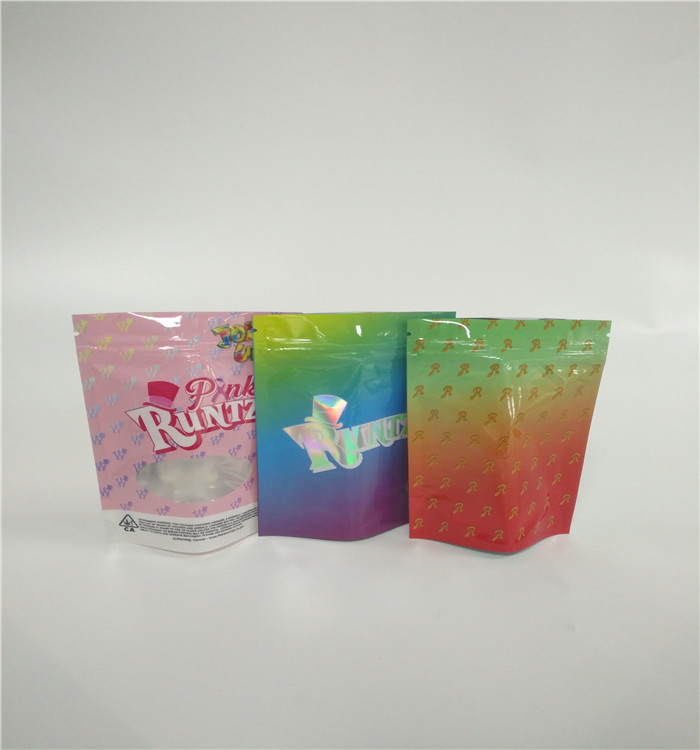 Encens de fines herbes en plastique de serrure recyclable de fermeture éclair empaquetant le logo imprimé par coutume de poche de tirette de Doypack