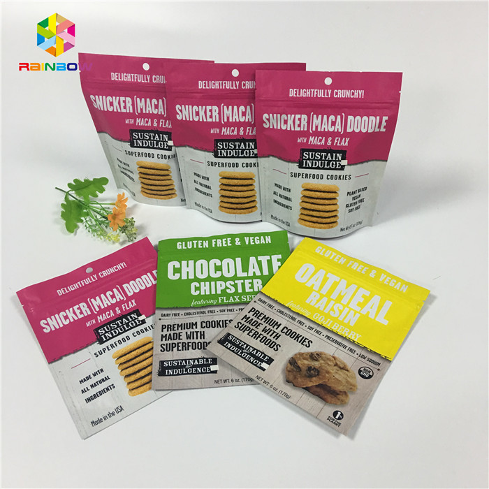 Poche en aluminium en plastique de Doypack d'aluminium de Mylar d'emballage de sac de casse-croûte d'impression de Digital