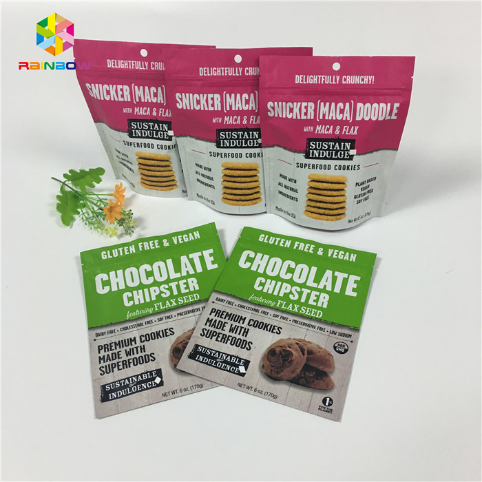 1 livre 12oz tiennent les sacs zip-lock, impression mate de poche zip-lock de poudre d'épice