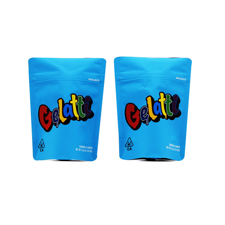 Encens de fines herbes durable empaquetant les sacs en plastique de biscuits de Mylar la Californie de mini mauvaise herbe zip-lock