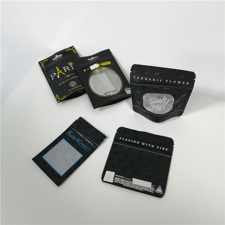 Ours gommeux en plastique de sucrerie rescellable de sachets empaquetant le chanvre 7g 28g de mauvaise herbe de Cbd