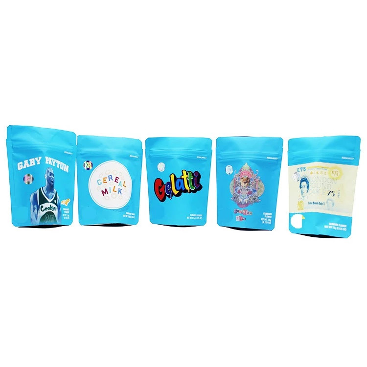 Le GV a délivré un certificat l'impression UV d'encens d'emballage d'odeur de preuve de sacs comestibles de fines herbes de Mylar