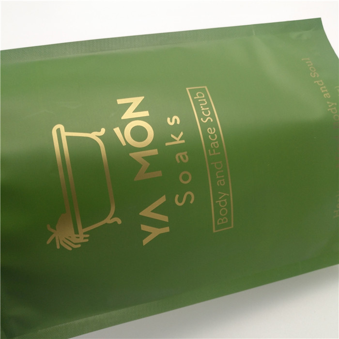 Tenez les sacs zip-lock d'emballage de papier d'aluminium de Doypack que le corps de 8oz 16oz frottent imbibent l'emballage