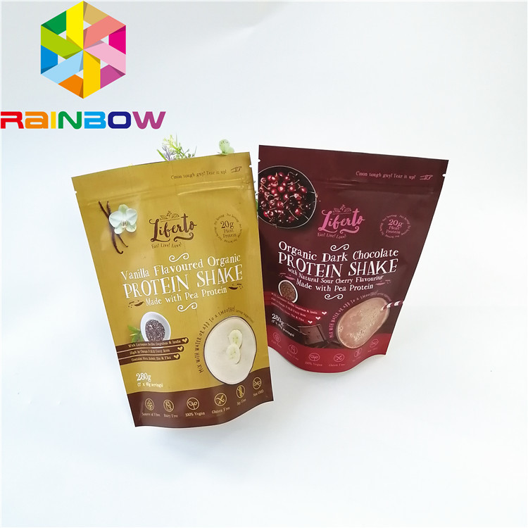 Mylar tiennent la preuve d'odeur d'emballage de café de thé de dessert de sacs de poche de tirette recyclable