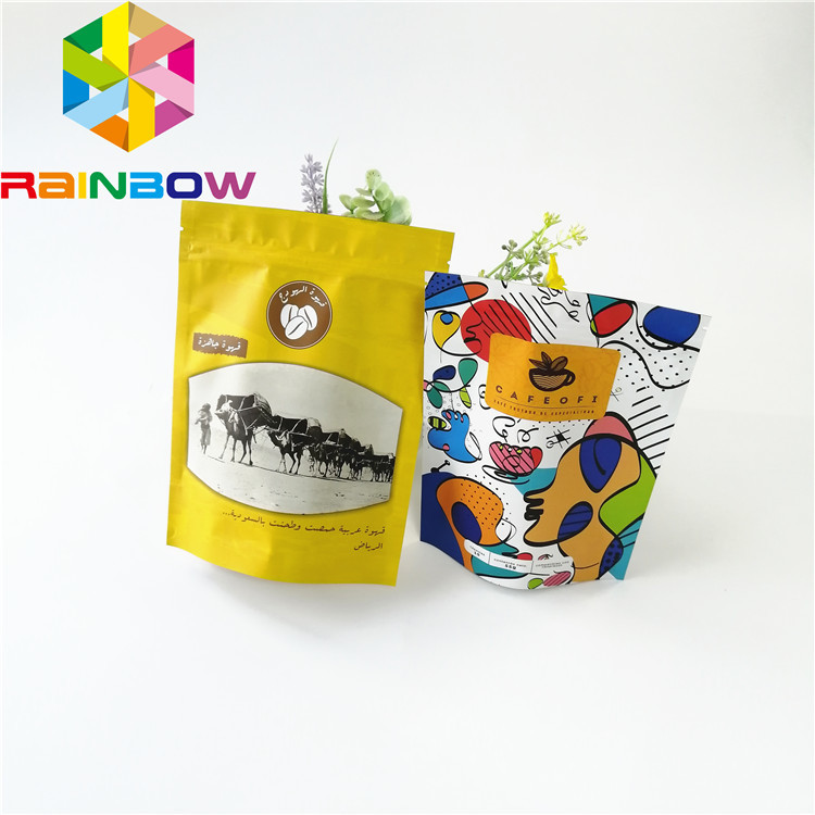 La coutume a imprimé la serrure de fermeture éclair stratifiée par sac d'emballage alimentaire de papier d'aluminium pour le boeuf séché