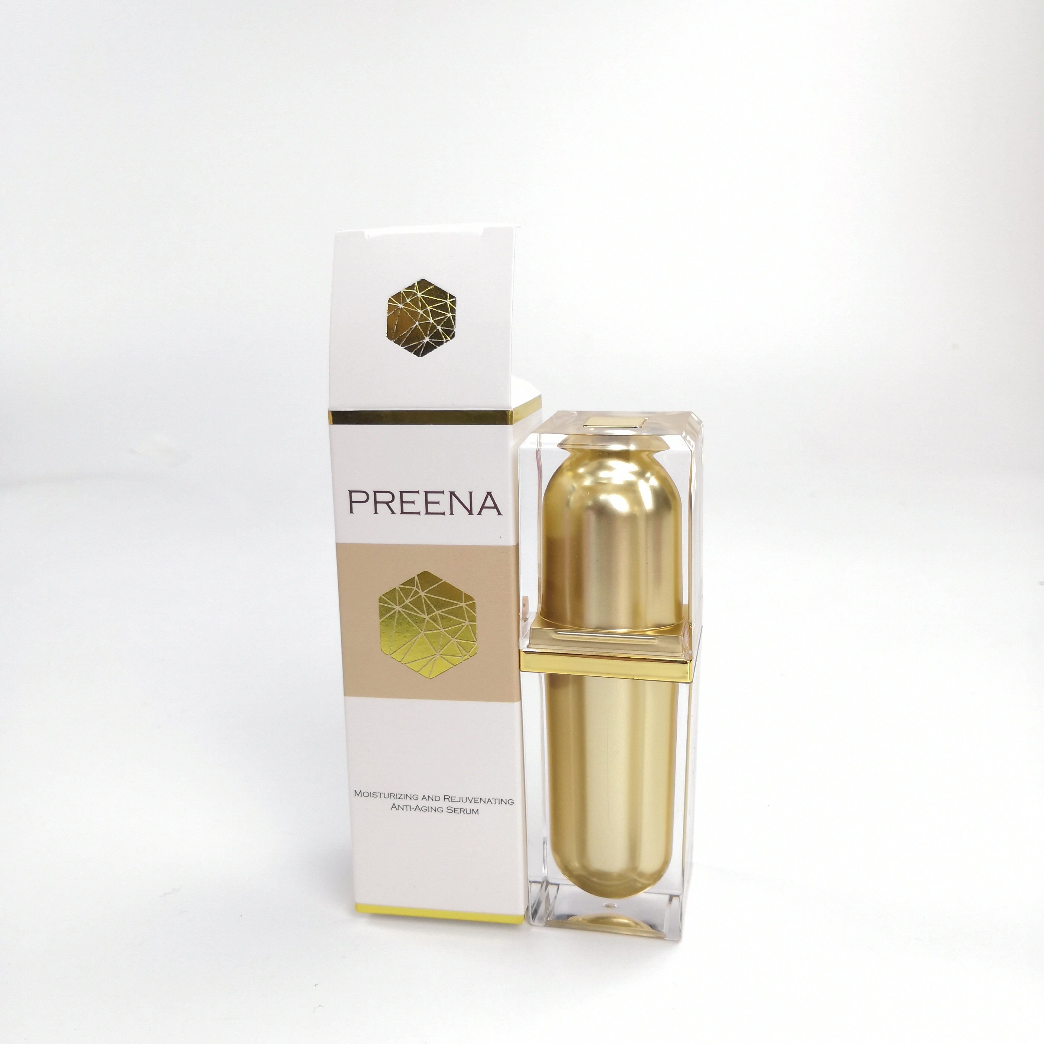 Logo adapté aux besoins du client cosmétique de boîte de papier d'emballage de couleur de CMYK pour l'emballage d'huile essentielle