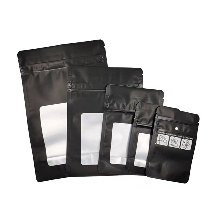 Sachets en matière plastique de Mylar empaquetant le sachet en plastique zip-lock sans danger pour les enfants adapté aux besoins du client d'aluminium