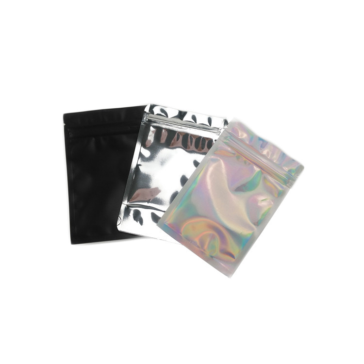 Matte latérale de poche de joint du sac trois d'emballage de catégorie comestible de preuve d'odeur avec la tirette