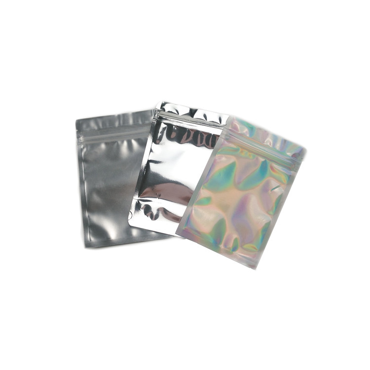 Graines zip-lock de Chilproof empaquetant l'impression faite sur commande d'aluminium rayée petit mini par sachet de sacs