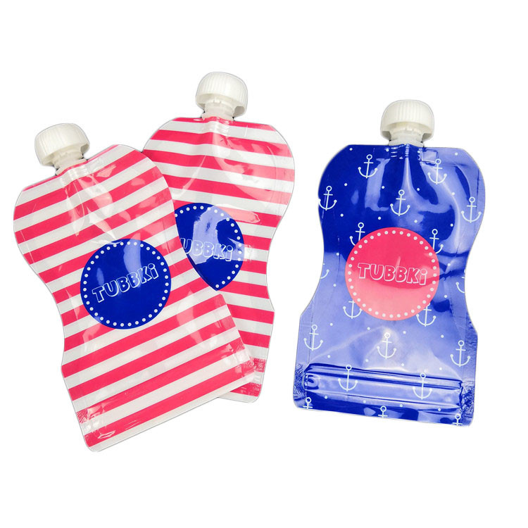 Stockage liquide de café de lait de vin de boisson d'emballage de poche de bec de matériaux de nourriture