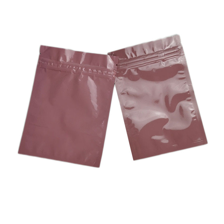 Sachets en matière plastique refermables empaquetant petite le zip-lock imprimé de sac de Lipgloss par coutume pour le cosmétique