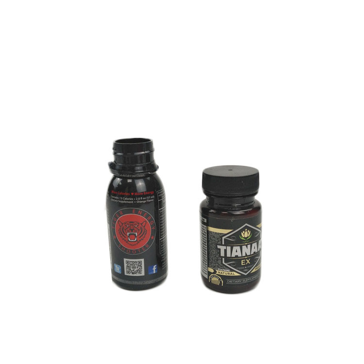 La douille brillante de rétrécissement de stratification marque l'animal familier/PVC tasse en plastique de bouteille non toxique