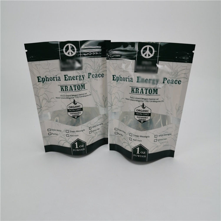 Sachets en matière plastique écologiques empaquetant le sac de chanvre de mauvaise herbe d'huile de la serrure CBD de fermeture éclair de preuve d'odeur