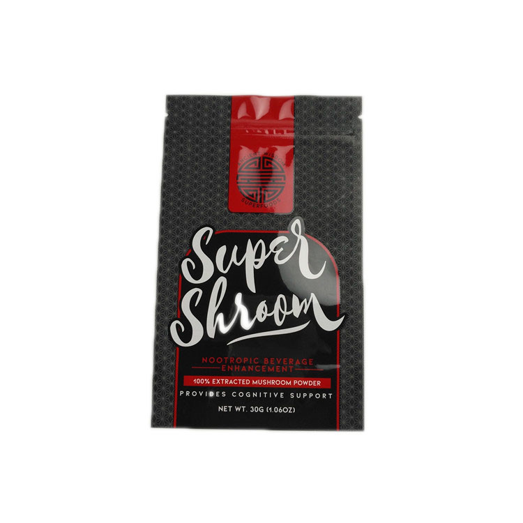 La finition brillante le papier d'aluminium que se tiennent met en sac