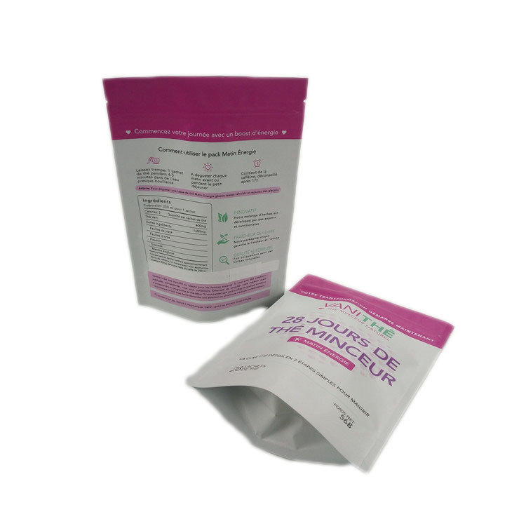 Sacs rescellables supérieurs d'emballage de tirette