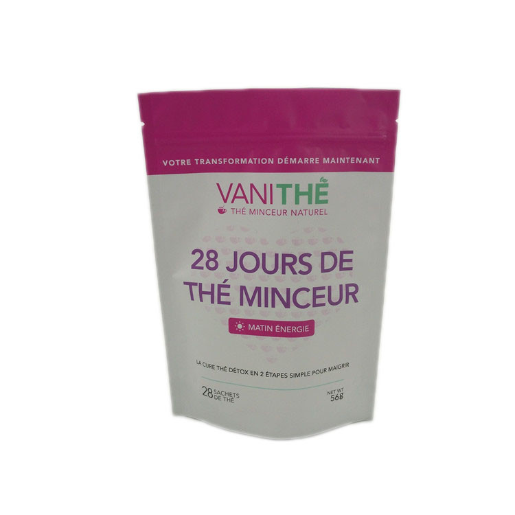 Sacs étanches à l'humidité d'emballage alimentaire de casse-croûte avec la tirette