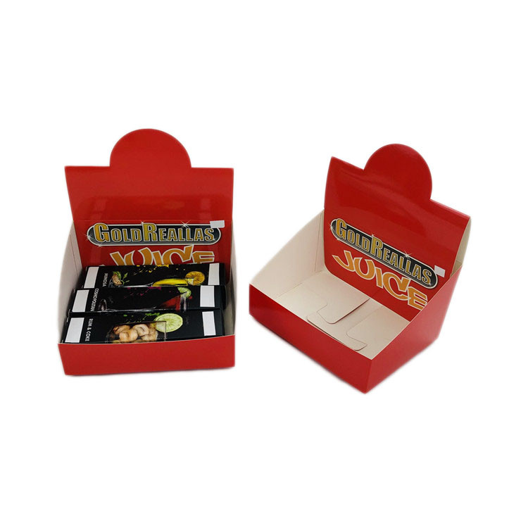 La contre- bouteille d'emballage d'affichage cogne la boîte de papier réutilisable d'OIN