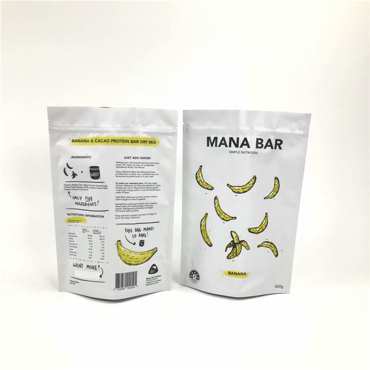 Empaquetage imprimé adapté aux besoins du client de sachets en matière plastique de Mircon de la nourriture 100