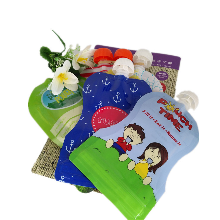 Gravure imprimant la poche liquide de compression d'emballage alimentaire réutilisable