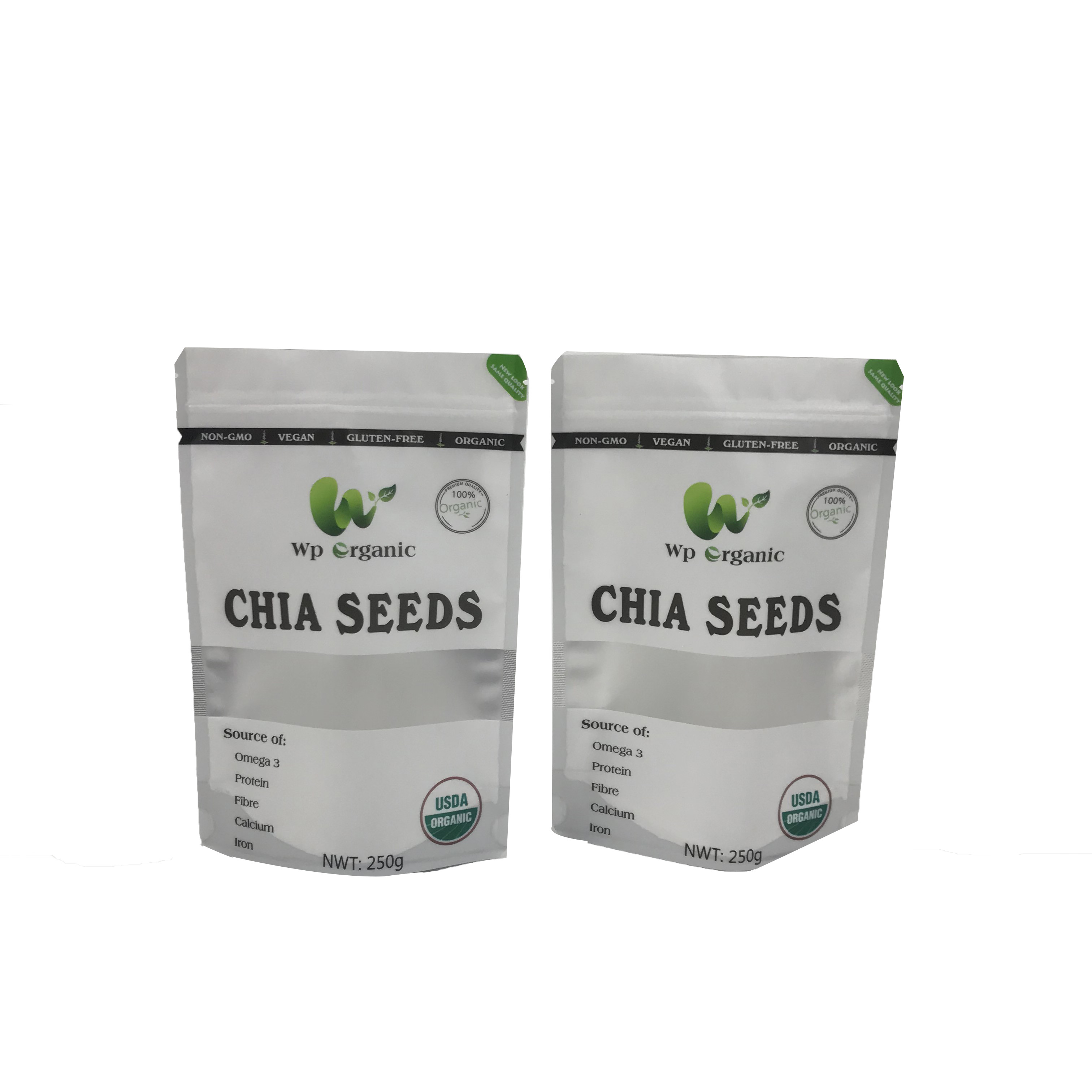 La banane ébrèche l'empaquetage de sachets en matière plastique de la tirette VMPET