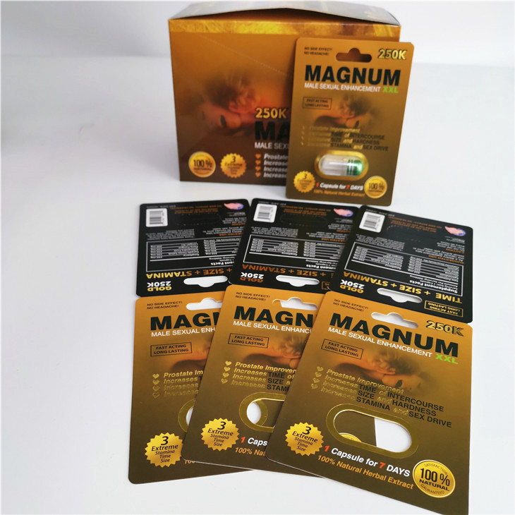 Pilule sexuelle d'améliorations masculines du rhinocéros 69 empaquetant la boursouflure de capsul de la carte 3d pour l'affichage