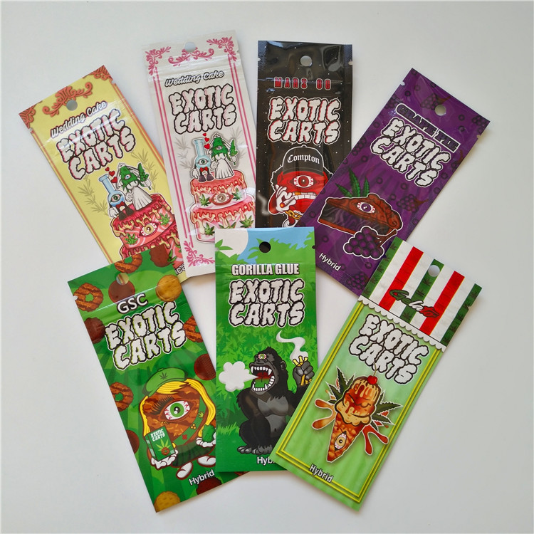 La coutume a imprimé le sac de empaquetage zip-lock rescellable comestible de Mylar d'odeur de preuve d'ours gommeux recyclable de mauvaise herbe