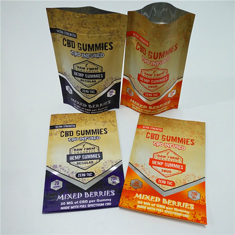 3,5 grammes de mauvaise herbe sèche de fleur empaquetant les sacs MOPP d'aluminium de Mylar