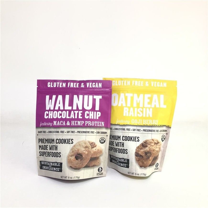 Adapté aux besoins du client tenez le sac de Mylar de nourriture de sac d'emballage d'anarcadier d'écrou de biscuit de catégorie comestible