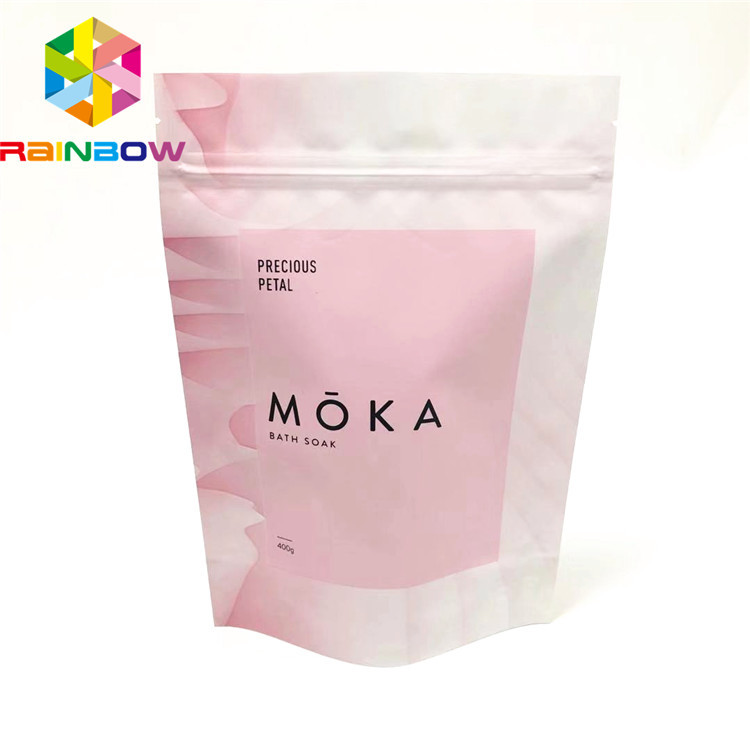 Les sacs zip-lock pour la nourriture le papier d'aluminium que se tiennent met en sac le sac fait sur commande d'emballage de logo