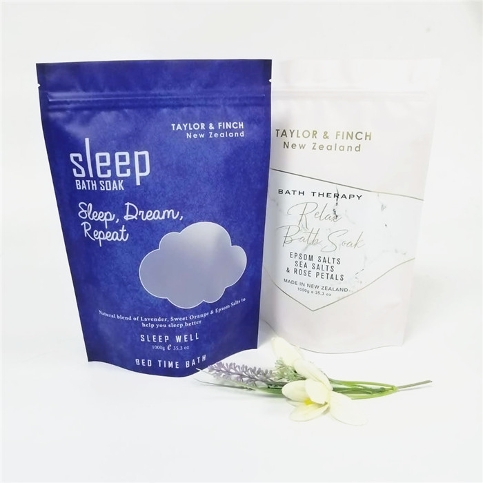 Sac en plastique d'emballage de sel de Bath de septembre d'impression de PE polychrome superbe de papier d'aluminium