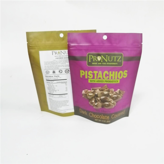 l'emballage de noix de cajou de sac d'écrous de plastique stratifié se tiennent vers le haut des sacs