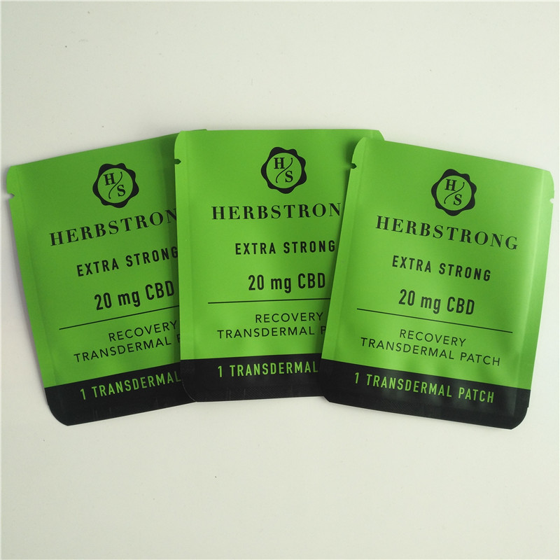 corrections jetables de la marijuana 20mg d'emballage de sac de mylar de la poche médicale petites CBD d'aluminium