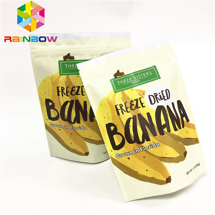 Le support stratifié d'aluminium vers le haut des sacs avec la poche zip-lock de impression faite sur commande pour le casse-croûte/corps frottent les sacs de empaquetage adaptés aux besoins du client