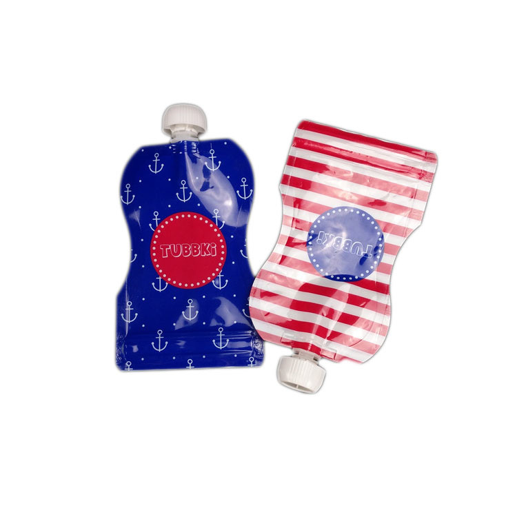 Emballage matériel de poche de bec de Ny pour le liquide avec la petite majuscule/bec