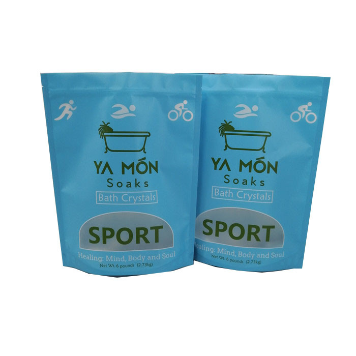 Le sac imperméable de haute qualité d'emballage de sel de Bath avec l'emballage de sel de mer de la tirette 1KG/2KG se tiennent vers le haut du sac