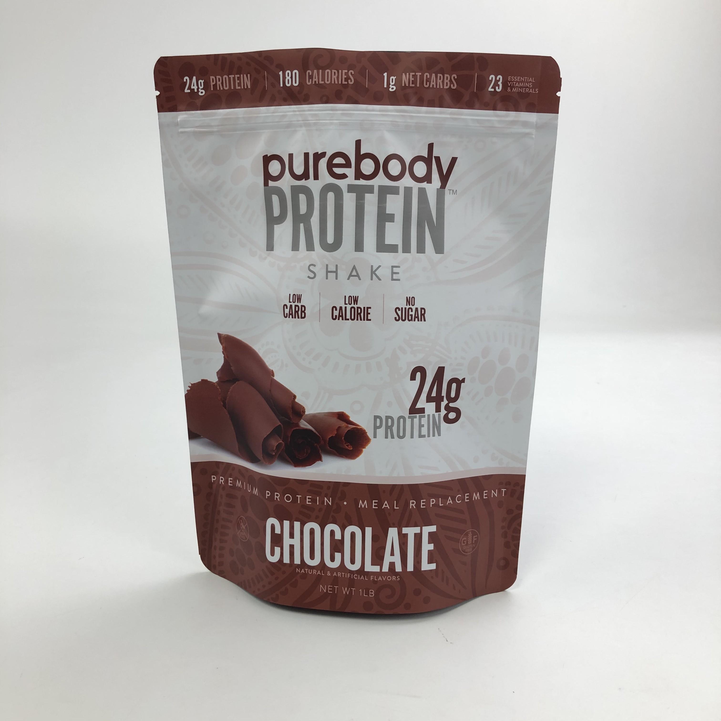 Position imprimée faite sur commande vers le haut des sacs zip-lock de papier d'aluminium de Mylar de poche de protéine de lactalbumine d'emballage vide de poudre avec l'entaille de larme