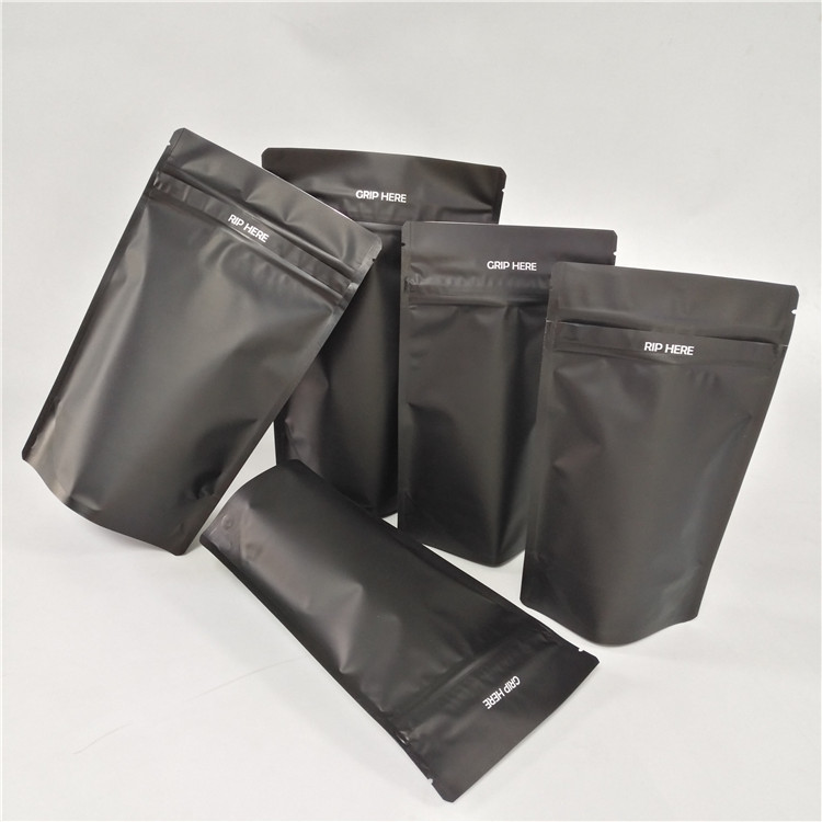 Sac zip-lock de papier d'aluminium de la poudre VMPET 6oz 8oz de graine de fleur