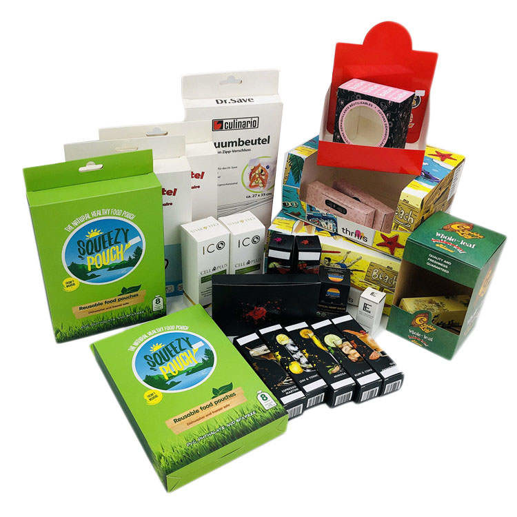 emballage de boîte de papier du chanvre CBD du carton 250gsm avec le logo