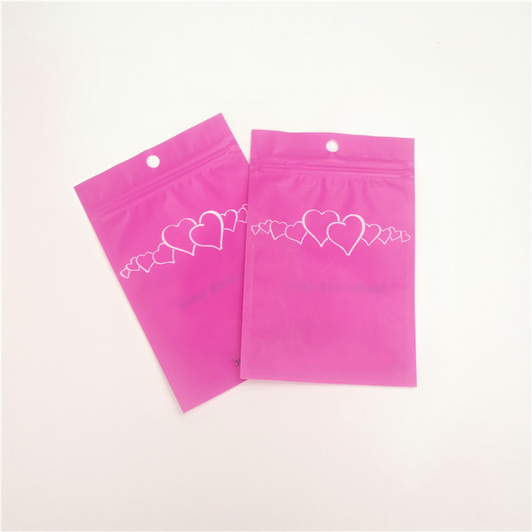 Gravure de bijoux de cil imprimant la poche de maquillage de tirette de MOPP