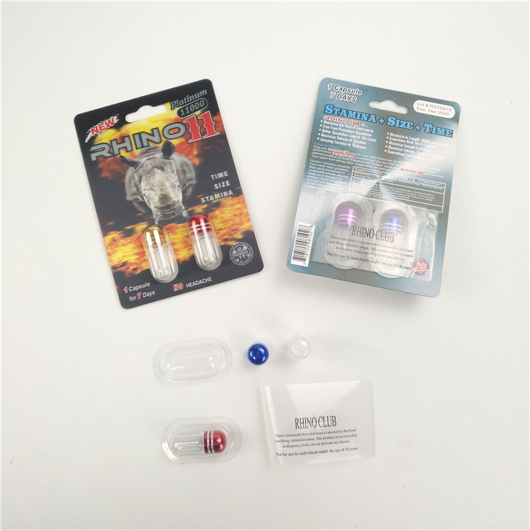 Carte de finition brillante de l'emballage 3D du rhinocéros 7 9x12cm d'amélioration