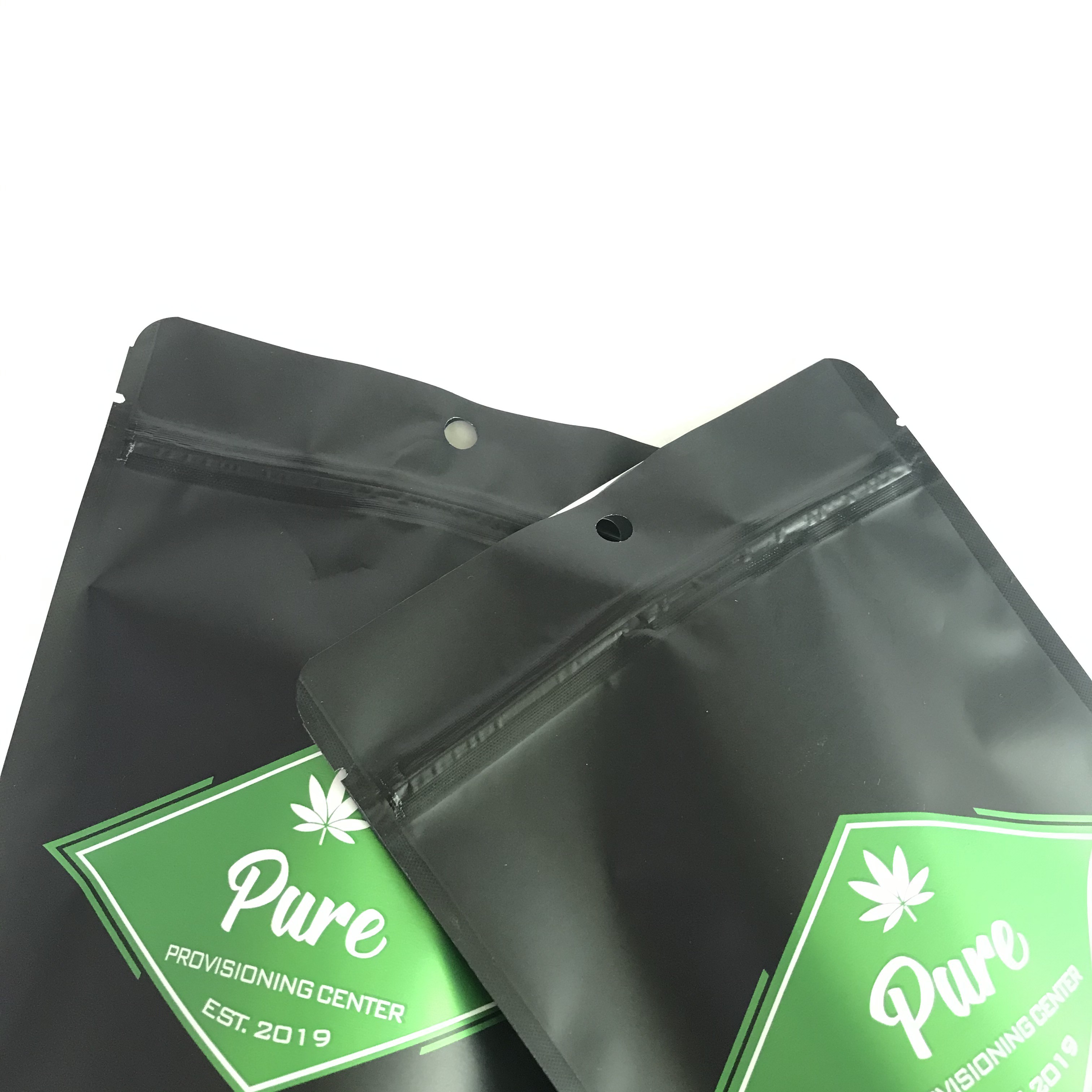 La couleur Cannabiss Mylar de Pantone met en sac l'emballage de sachets en matière plastique