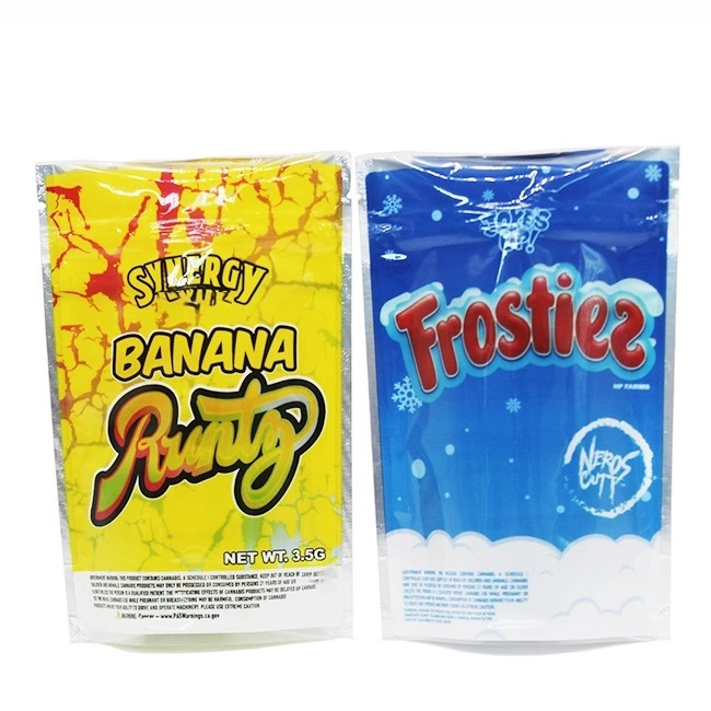 poche de fines herbes d'emballage d'encens de 3.5g 7g CBD avec la fenêtre claire