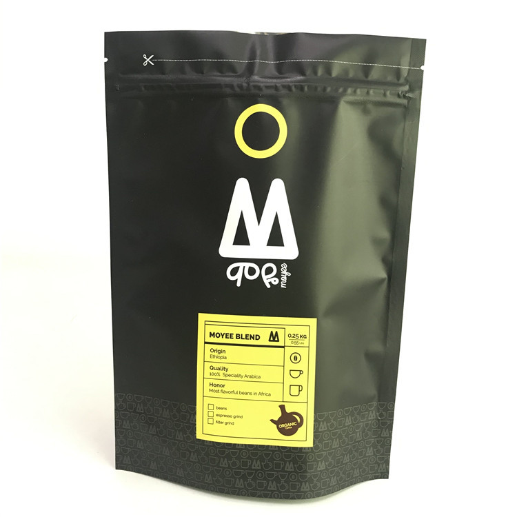 Matte Aluminum Foil Stand imprimé fait sur commande vers le haut des sacs avec des sacs de Mylar de tirette