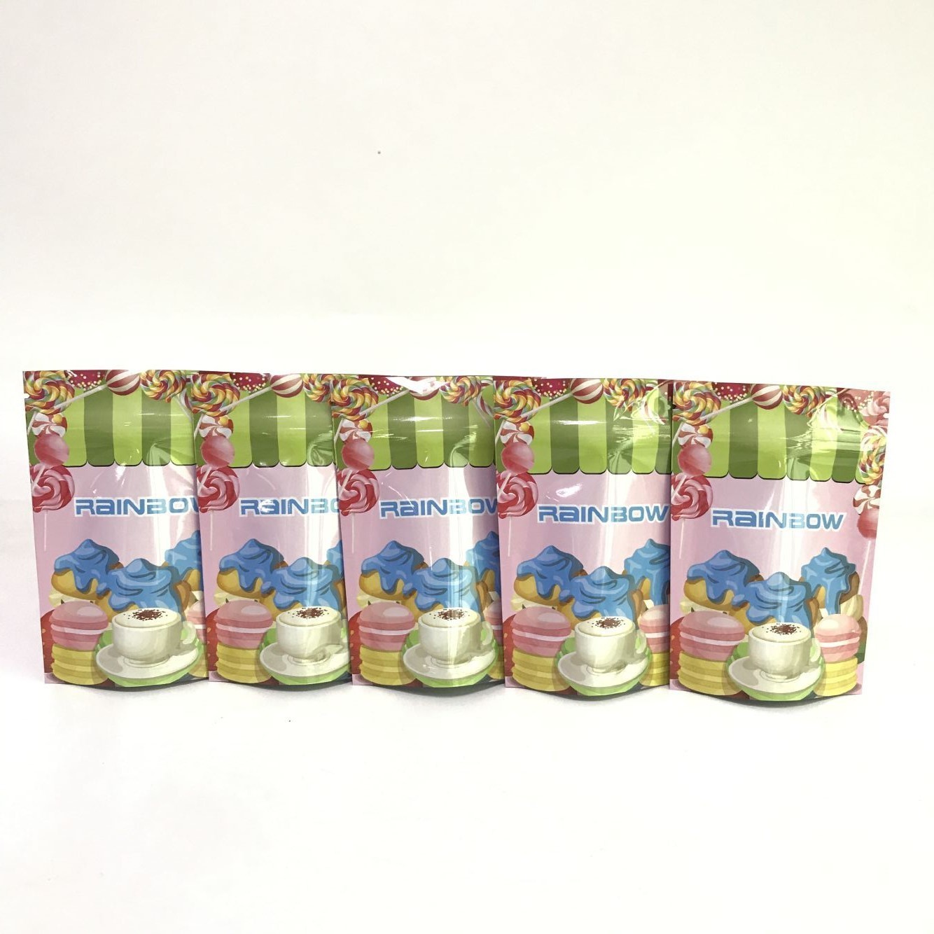 Digital imprimant l'emballage de nourriture met en sac le support de papier d'aluminium vers le haut des sacs pour l'emballage de casse-croûte