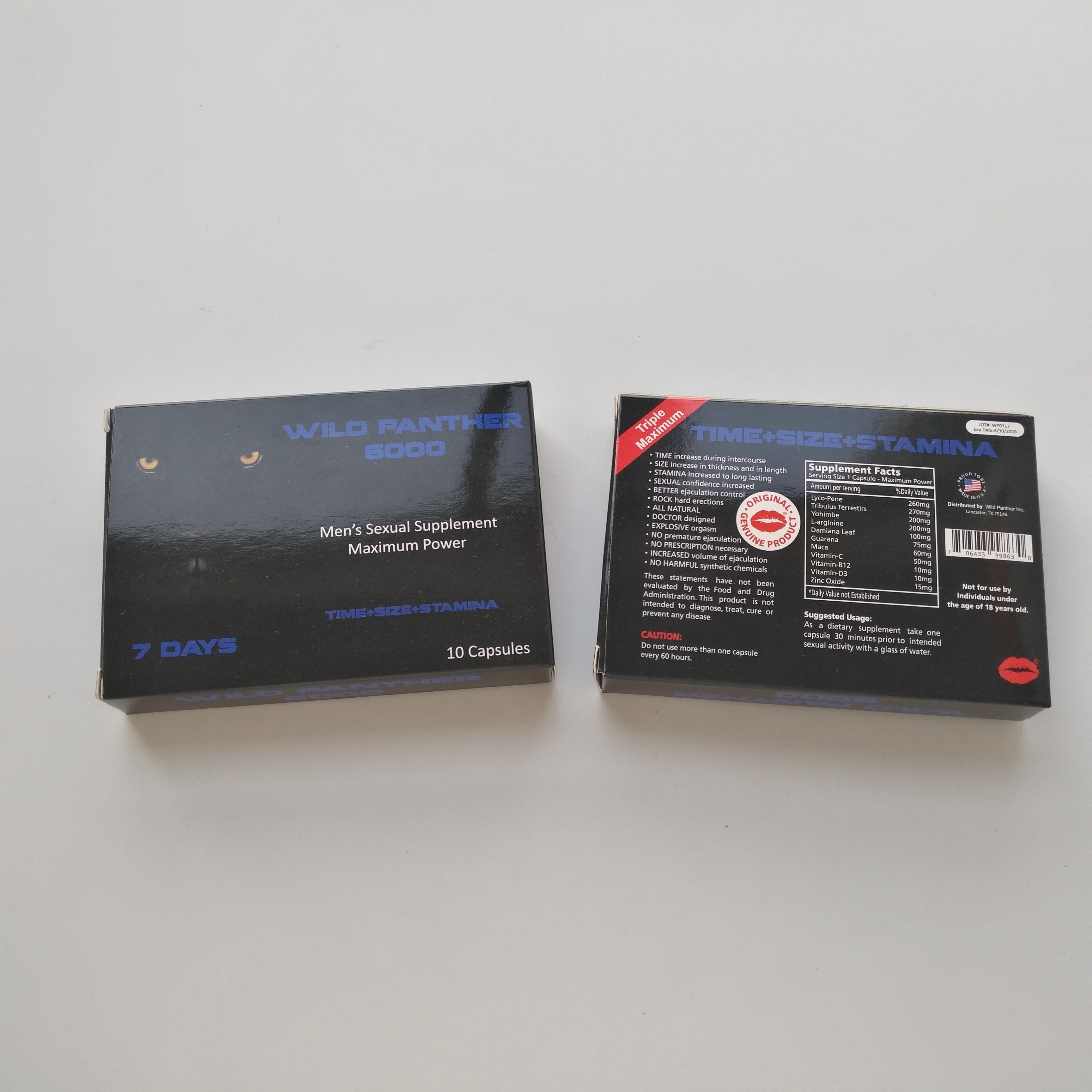 Boîte de papier imprimée faite sur commande d'emballage de pilule de soins de santé de carte blanche