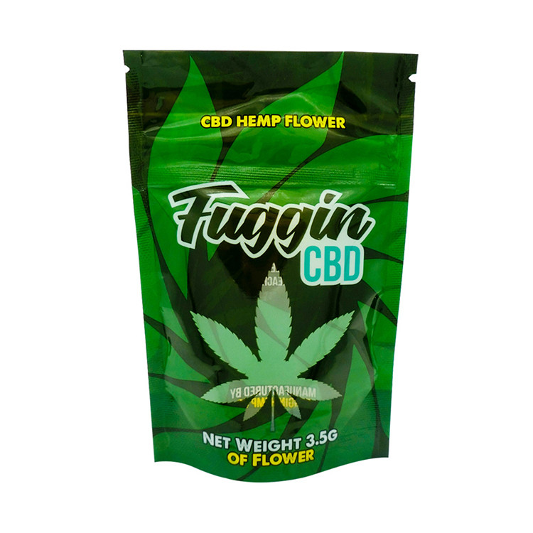 Sac zip-lock de poche de Mylar de sortie résistante de CR d'enfant de biscuits de la fleur CBD Edibles de chanvre de preuve d'odeur