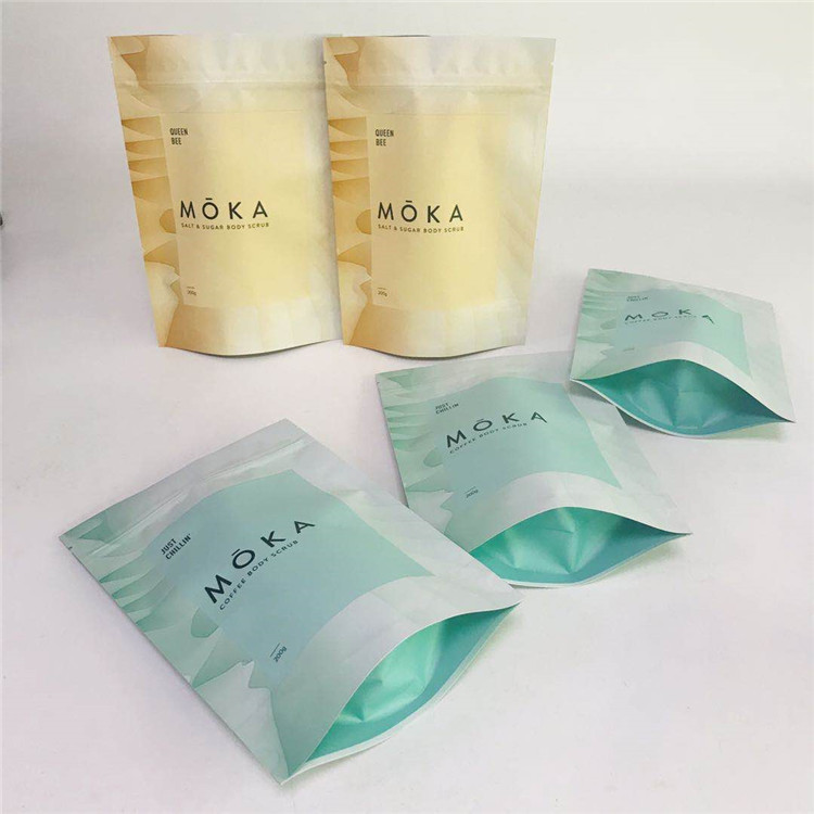 Le corps frottent des sacs Digital d'emballage imprimant des sacs d'emballage de Matte Aluminum Foil Bath Salts