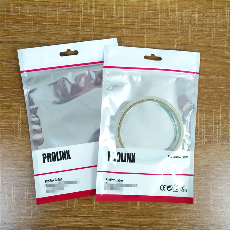 Digital imprimant les poches plates transparentes ferment la fermeture éclair la serrure a adapté des sachets aux besoins du client en plastique