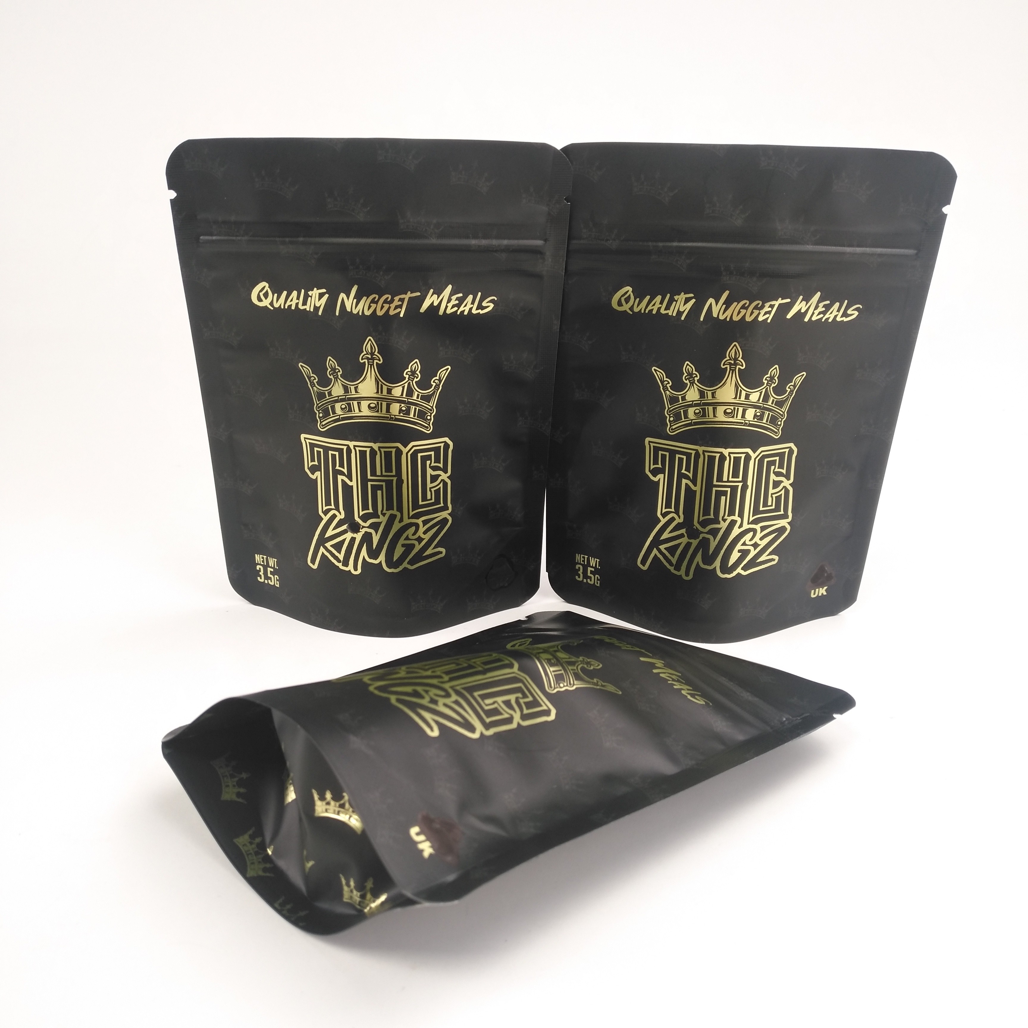 Digital imprimant les sacs secs de film de toucher doux de sac d'aluminium de Mylar d'emballage de cannabis de fleur de la preuve 3.5g d'odeur