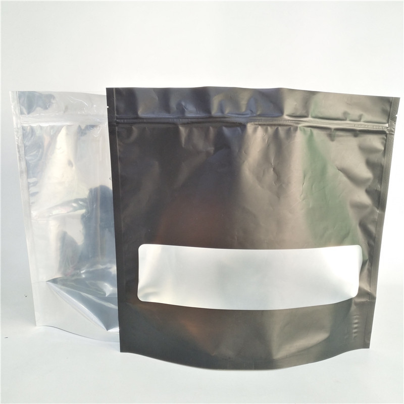 Le GV transparent de fenêtre sarclent le sachet en plastique de Baggies Mylar Doypack